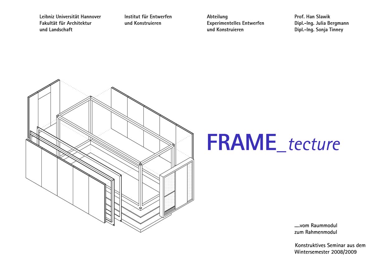 08 09 WS FrameTecture Deckblatt